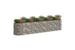 vidaXL 152048 Gabion Raised Bed Galvanised Iron 500x100x100cm vidaXL 152048 Gabion Raised Bed Galvanised Iron 500x100x100cm
