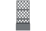 vidaXL 3154899 Trellis Planters 2 Pcs Grey 65x33x135cm Wpc vidaXL 3154899 Trellis Planters 2 Pcs Grey 65x33x135cm Wpc