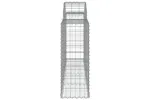 vidaXL 3146092 Arched Gabion Baskets 5 Pcs 200x30x80/100cm Galvanised Iron vidaXL 3146092 Arched Gabion Baskets 5 Pcs 200x30x80/100cm Galvanised Iron