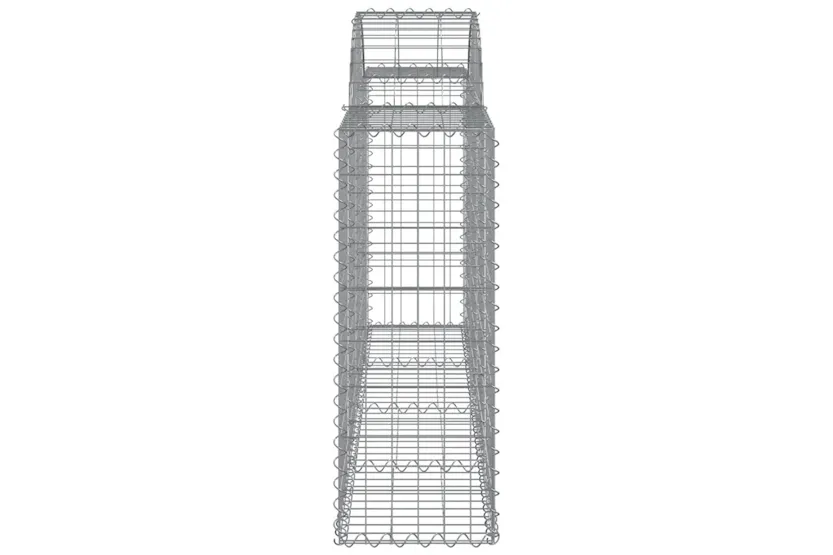 vidaXL 3146092 Arched Gabion Baskets 5 Pcs 200x30x80/100cm Galvanised Iron vidaXL 3146092 Arched Gabion Baskets 5 Pcs 200x30x80/100cm Galvanised Iron