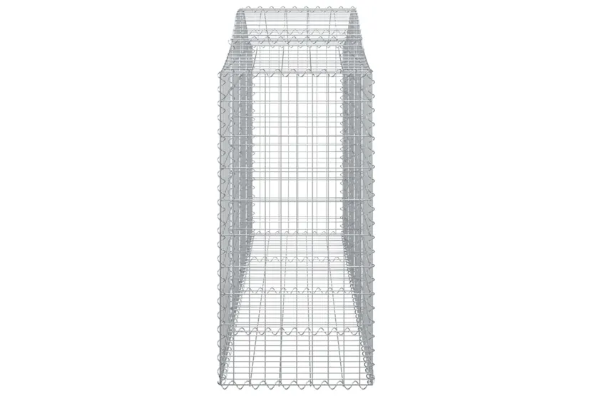 vidaXL 3145640 Arched Gabion Baskets 2 Pcs 200x50x100/120cm Galvanised Iron vidaXL 3145640 Arched Gabion Baskets 2 Pcs 200x50x100/120cm Galvanised Iron