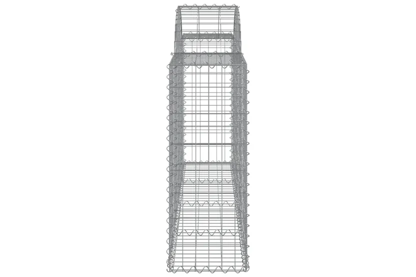 vidaXL 3146091 Arched Gabion Baskets 4 Pcs 200x30x80/100cm Galvanised Iron vidaXL 3146091 Arched Gabion Baskets 4 Pcs 200x30x80/100cm Galvanised Iron