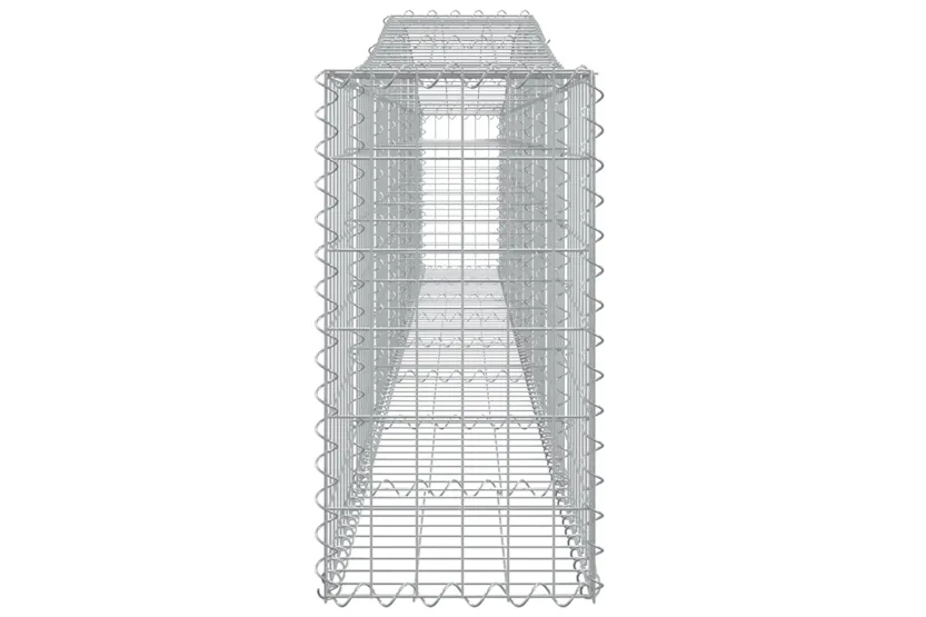 vidaXL 3145804 Arched Gabion Baskets 6 Pcs 400x30x60/80cm Galvanised Iron vidaXL 3145804 Arched Gabion Baskets 6 Pcs 400x30x60/80cm Galvanised Iron
