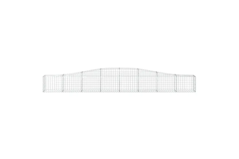 vidaXL 3145790 Arched Gabion Baskets 5 Pcs 400x30x40/60cm Galvanised Iron vidaXL 3145790 Arched Gabion Baskets 5 Pcs 400x30x40/60cm Galvanised Iron