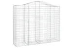 vidaXL 3145706 Arched Gabion Baskets 5 Pcs 200x50x160/180cm Galvanised Iron vidaXL 3145706 Arched Gabion Baskets 5 Pcs 200x50x160/180cm Galvanised Iron