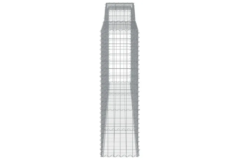vidaXL 3147036 Arched Gabion Baskets 3 Pcs 400x50x160/180cm Galvanised Iron vidaXL 3147036 Arched Gabion Baskets 3 Pcs 400x50x160/180cm Galvanised Iron