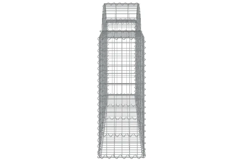 vidaXL 3146090 Arched Gabion Baskets 3 Pcs 200x30x80/100cm Galvanised Iron vidaXL 3146090 Arched Gabion Baskets 3 Pcs 200x30x80/100cm Galvanised Iron