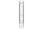 vidaXL 3145473 Arched Gabion Baskets 3 Pcs 200x30x140/160cm Galvanised Iron vidaXL 3145473 Arched Gabion Baskets 3 Pcs 200x30x140/160cm Galvanised Iron