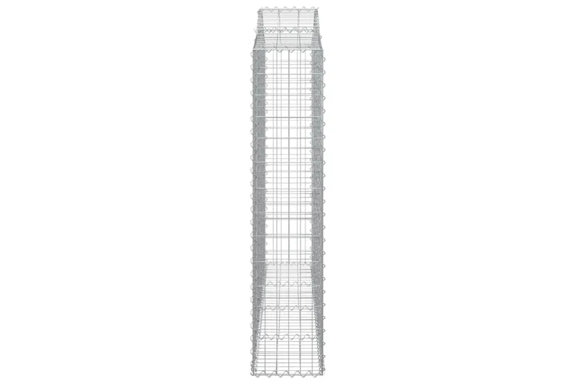 vidaXL 3145473 Arched Gabion Baskets 3 Pcs 200x30x140/160cm Galvanised Iron vidaXL 3145473 Arched Gabion Baskets 3 Pcs 200x30x140/160cm Galvanised Iron