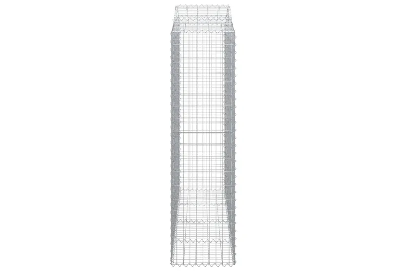vidaXL 3145726 Arched Gabion Baskets 4 Pcs 200x50x180/200cm Galvanised Iron vidaXL 3145726 Arched Gabion Baskets 4 Pcs 200x50x180/200cm Galvanised Iron