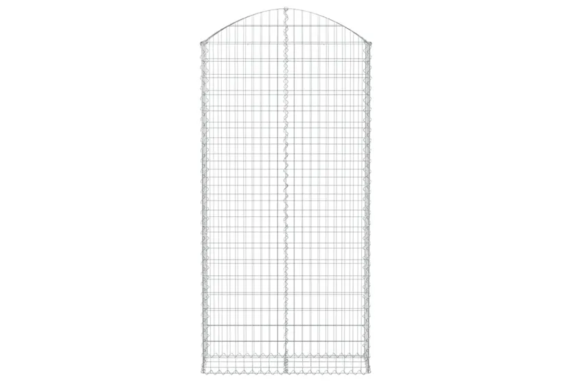 vidaXL 153430 Arched Gabion Basket 100x30x200/220cm Galvanised Iron vidaXL 153430 Arched Gabion Basket 100x30x200/220cm Galvanised Iron