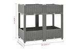 vidaXL 153298 Raised Bed 80x40x71cm Polypropylene vidaXL 153298 Raised Bed 80x40x71cm Polypropylene