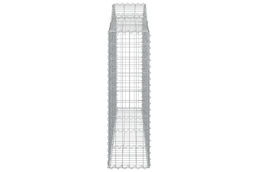 vidaXL 3145430 Arched Gabion Baskets 2 Pcs 200x30x100/120cm Galvanised Iron vidaXL 3145430 Arched Gabion Baskets 2 Pcs 200x30x100/120cm Galvanised Iron
