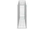 vidaXL 3145424 Arched Gabion Baskets 20 Pcs 200x30x80/100cm Galvanised Iron vidaXL 3145424 Arched Gabion Baskets 20 Pcs 200x30x80/100cm Galvanised Iron
