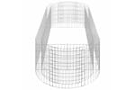 vidaXL 152041 Gabion Raised Bed Galvanised Iron 300x100x50cm vidaXL 152041 Gabion Raised Bed Galvanised Iron 300x100x50cm