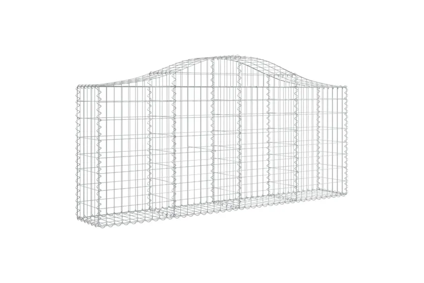 vidaXL 3145424 Arched Gabion Baskets 20 Pcs 200x30x80/100cm Galvanised Iron vidaXL 3145424 Arched Gabion Baskets 20 Pcs 200x30x80/100cm Galvanised Iron
