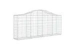 vidaXL 3145419 Arched Gabion Baskets 12 Pcs 200x30x80/100cm Galvanised Iron vidaXL 3145419 Arched Gabion Baskets 12 Pcs 200x30x80/100cm Galvanised Iron