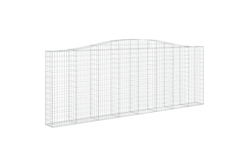 vidaXL 153407 Arched Gabion Basket 400x30x140/160cm Galvanised Iron vidaXL 153407 Arched Gabion Basket 400x30x140/160cm Galvanised Iron