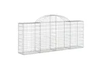 vidaXL 3146097 Arched Gabion Baskets 10 Pcs 200x30x80/100cm Galvanised Iron vidaXL 3146097 Arched Gabion Baskets 10 Pcs 200x30x80/100cm Galvanised Iron