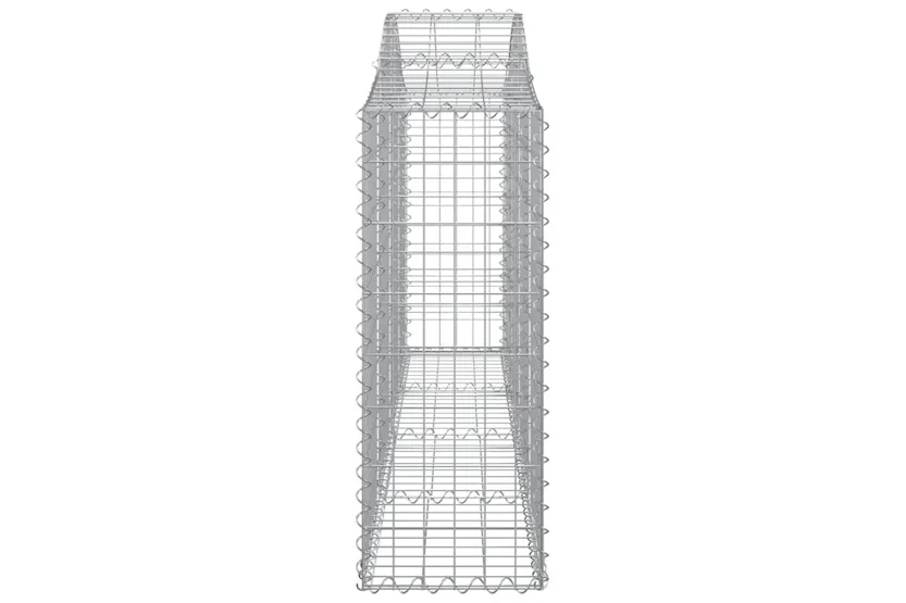 vidaXL 3145420 Arched Gabion Baskets 13 Pcs 200x30x80/100cm Galvanised Iron vidaXL 3145420 Arched Gabion Baskets 13 Pcs 200x30x80/100cm Galvanised Iron