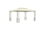 vidaXL 48596 Gazebo With Nets 300x400x265cm Cream vidaXL 48596 Gazebo With Nets 300x400x265cm Cream
