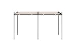 vidaXL 313629 Gazebo With Retractable Roof 400x300x233cm Cream vidaXL 313629 Gazebo With Retractable Roof 400x300x233cm Cream