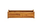 vidaXL 42566 Garden Raised Bed Acacia Wood 100x30x25cm vidaXL 42566 Garden Raised Bed Acacia Wood 100x30x25cm