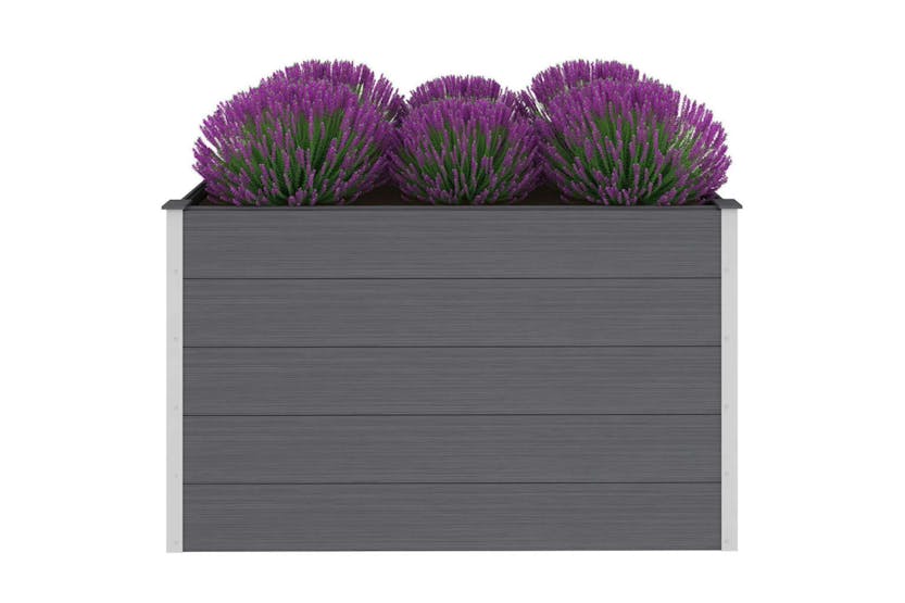 vidaXL 43610 Garden Raised Bed Wpc 150x100x91cm Grey vidaXL 43610 Garden Raised Bed Wpc 150x100x91cm Grey