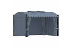vidaXL 48056 Gazebo With Curtains 3x4 M Anthracite Steel vidaXL 48056 Gazebo With Curtains 3x4 M Anthracite Steel