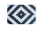 Bo-camp 441545 Outdoor Rug Chill Mat Lewisham Xl 3.5x2.7 M Black And White Bo-camp 441545 Outdoor Rug Chill Mat Lewisham Xl 3.5x2.7 M Black And White