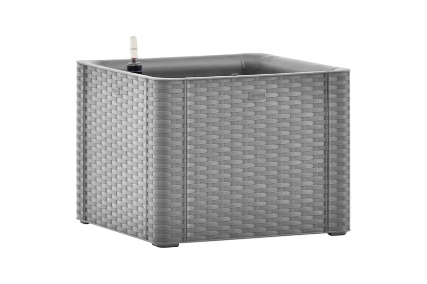 vidaXL 317575 Garden Raised Bed With Self Watering System Grey 43x43x33cm vidaXL 317575 Garden Raised Bed With Self Watering System Grey 43x43x33cm