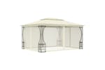 vidaXL 48596 Gazebo With Nets 300x400x265cm Cream vidaXL 48596 Gazebo With Nets 300x400x265cm Cream
