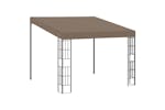 vidaXL 312260 Wall-mounted Gazebo 3x3 M Taupe Fabric vidaXL 312260 Wall-mounted Gazebo 3x3 M Taupe Fabric