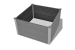 vidaXL 43605 Garden Raised Bed Wpc 100x100x54cm Grey vidaXL 43605 Garden Raised Bed Wpc 100x100x54cm Grey