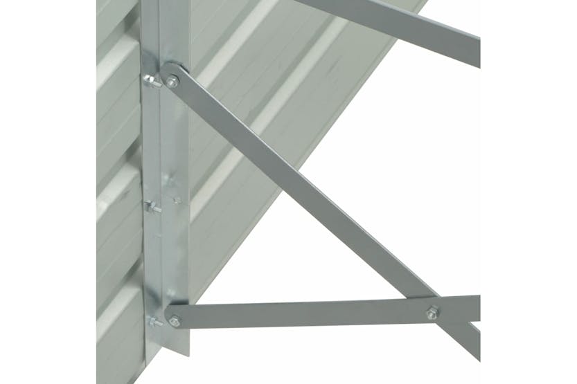 vidaXL 47054 Garden Raised Bed Galvanised Steel 320x40x45cm Brown vidaXL 47054 Garden Raised Bed Galvanised Steel 320x40x45cm Brown