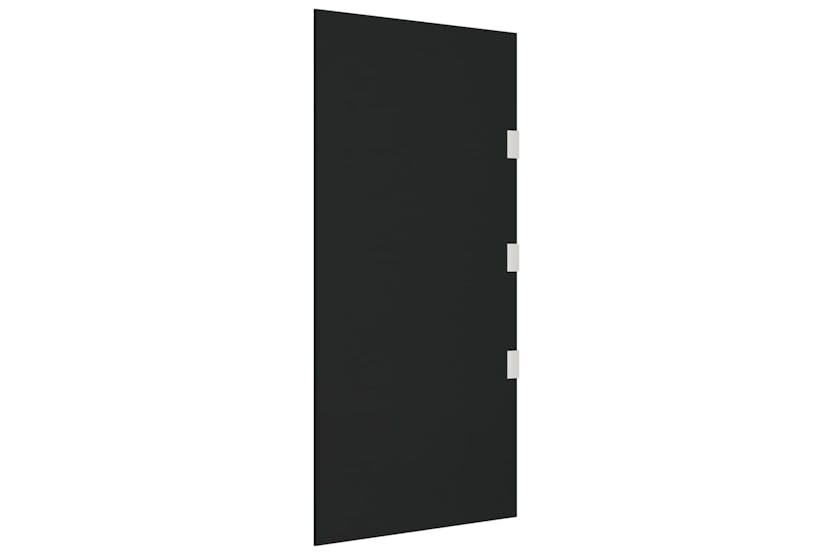 vidaXL 3095483 Side Panels For Door Canopy 2 Pcs Black Tempered Glass vidaXL 3095483 Side Panels For Door Canopy 2 Pcs Black Tempered Glass