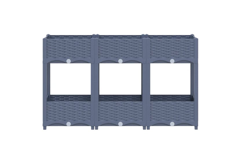 vidaXL 310407 Raised Bed 120x40x71cm Polypropylene vidaXL 310407 Raised Bed 120x40x71cm Polypropylene