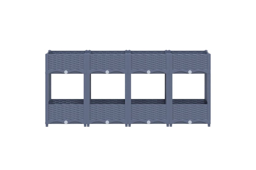 vidaXL 310408 Raised Bed 160x40x71cm Polypropylene vidaXL 310408 Raised Bed 160x40x71cm Polypropylene