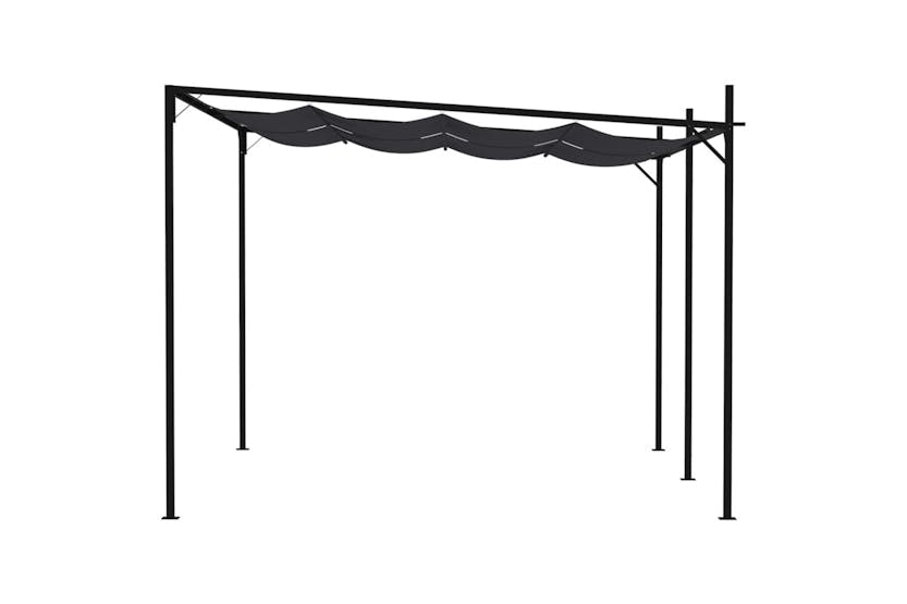 vidaXL 313631 Gazebo With Retractable Roof 400x300x233cm Anthracite vidaXL 313631 Gazebo With Retractable Roof 400x300x233cm Anthracite