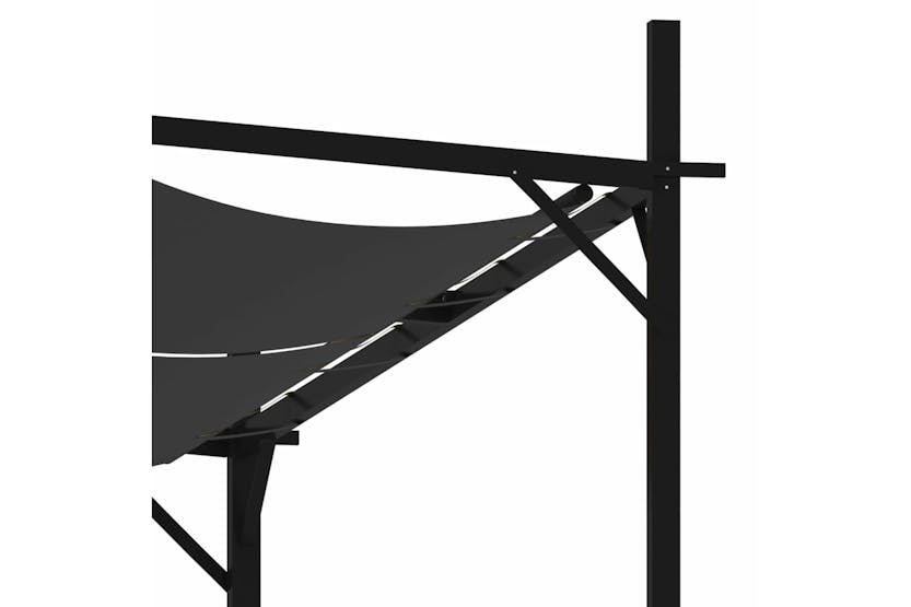 vidaXL 313634 Gazebo With Retractable Roof 600x300x233cm Anthracite vidaXL 313634 Gazebo With Retractable Roof 600x300x233cm Anthracite