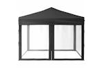 vidaXL 93530 Folding Party Tent With Sidewalls Anthracite 3x3 M vidaXL 93530 Folding Party Tent With Sidewalls Anthracite 3x3 M