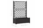 vidaXL 313985 Garden Planter With Trellis 100x43x142cm Pp Anthracite vidaXL 313985 Garden Planter With Trellis 100x43x142cm Pp Anthracite