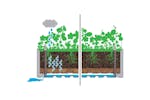 vidaXL 313965 Garden Raised Bed With Trellis And Self Watering System Anthracite vidaXL 313965 Garden Raised Bed With Trellis And Self Watering System Anthracite