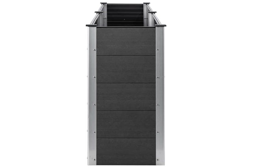 vidaXL 318098 Garden Raised Bed 200x100x91cm Wpc Grey vidaXL 318098 Garden Raised Bed 200x100x91cm Wpc Grey