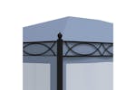 vidaXL 48057 Gazebo With Mesh Screens 3x4 M Anthracite Steel vidaXL 48057 Gazebo With Mesh Screens 3x4 M Anthracite Steel