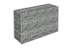 vidaXL 145630 Gabion Raised Bed Galvanised Steel 90x30x60cm vidaXL 145630 Gabion Raised Bed Galvanised Steel 90x30x60cm