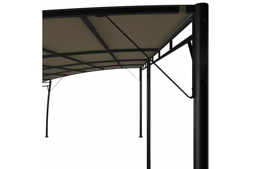 vidaXL 312256 Garden Sunshade Awning 6x3x2.55 M Taupe vidaXL 312256 Garden Sunshade Awning 6x3x2.55 M Taupe