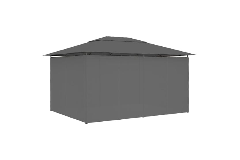 vidaXL 47960 Garden Marquee With Curtains 4x3 M Anthracite vidaXL 47960 Garden Marquee With Curtains 4x3 M Anthracite