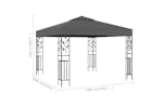 vidaXL 47946 Gazebo 3x3 M Anthracite vidaXL 47946 Gazebo 3x3 M Anthracite