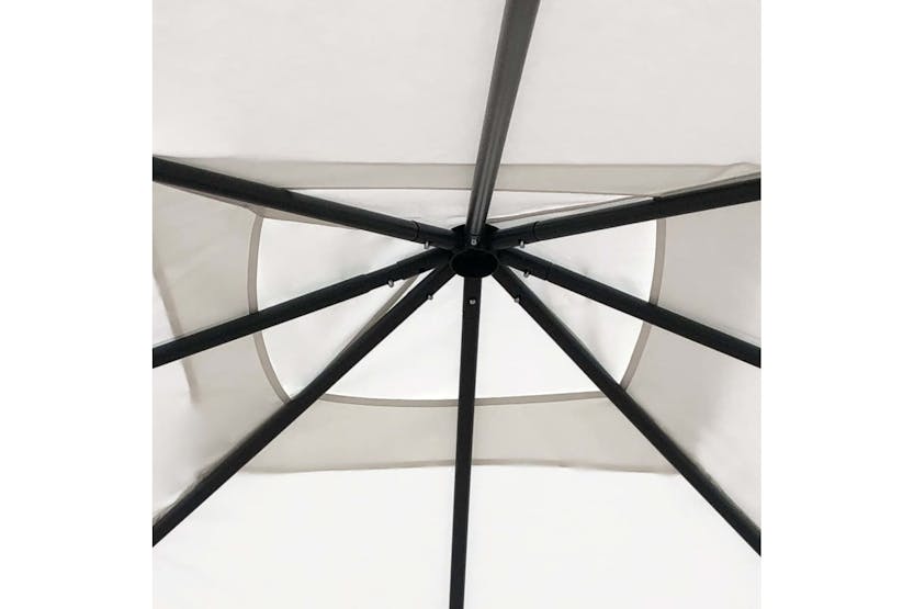 vidaXL 313608 Gazebo 3x3x2.6 M Cream 160 G/m² vidaXL 313608 Gazebo 3x3x2.6 M Cream 160 G/m²